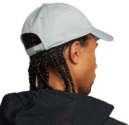 Теннисная кепка Nike Dri-Fit Club Unstructured Metal Swoosh Cap - Gray