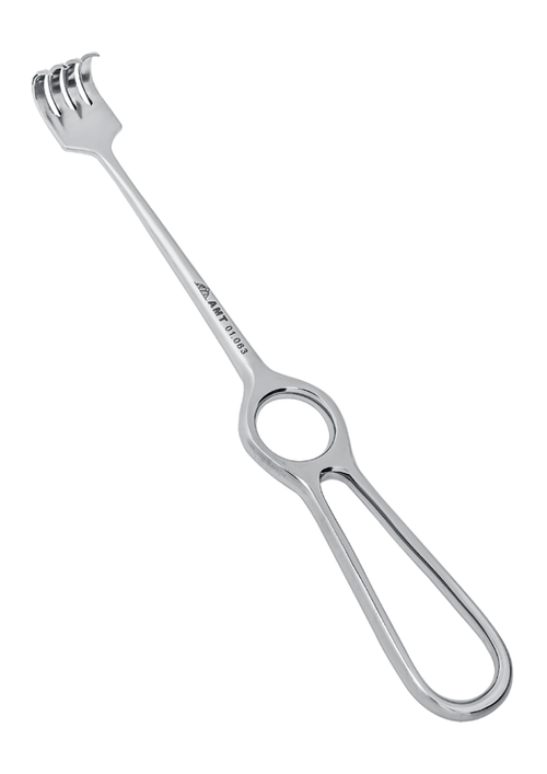 Крючок хирургический четырехзубый острый № 1