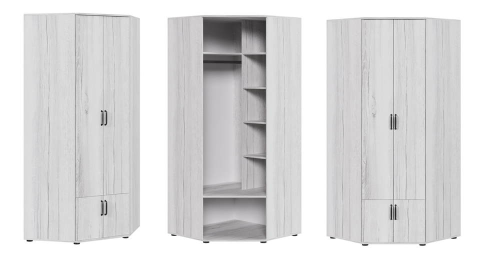 Шкаф угловой Монреаль Дуб Канадский