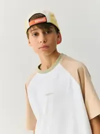 Футболка Колор блок "Тофу/Песок" 7+