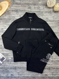 Спортивный костюм Stefano Ricci со вставками кожи крокодила