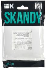 SKANDY Рамка 1-местная SK-F01W арктический белый IEK
