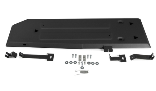 Защита топливного бака Rival для Ford Ranger III (V - 2.2D) 2011-2015, сталь 3 мм, с крепежом, штампованная, 2111.1845.2.3