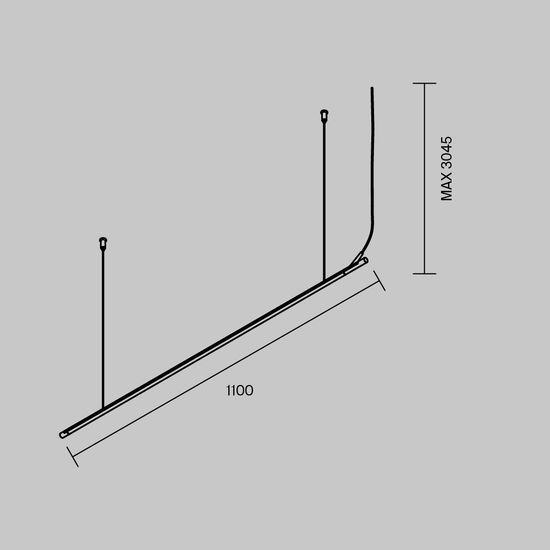 Шинопровод Technical TRX233-HL-1B