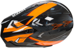 Шлем мото кроссовый HIZER J6805 №5 (M) orange
