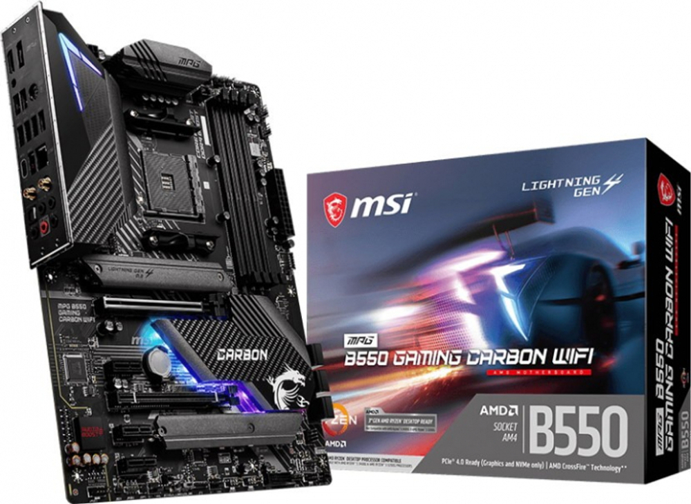 Материнская плата MSI MPG B550 GAMING CARBON WIFI