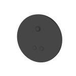 Смыв сенсорный встраиваемый для унитаза с кнопкой ESSENTIALMATIC 07292.N черный