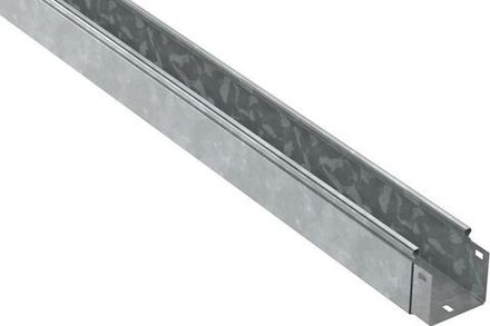 Лоток листовой неперфорир. 80х80 L3000 сталь 1мм HDZ IEK CLN10-080-080-100-3-M-HDZ