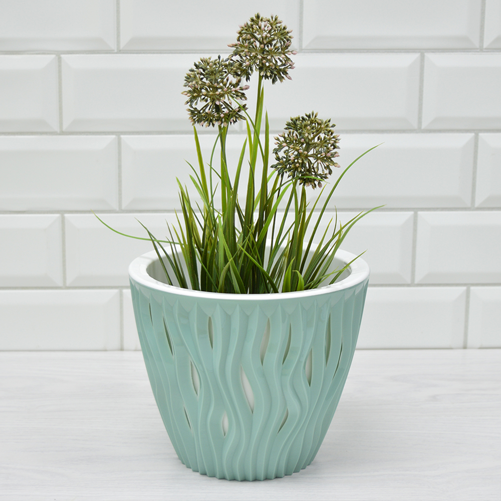 Кашпо Вдохновение 3л, нефрит