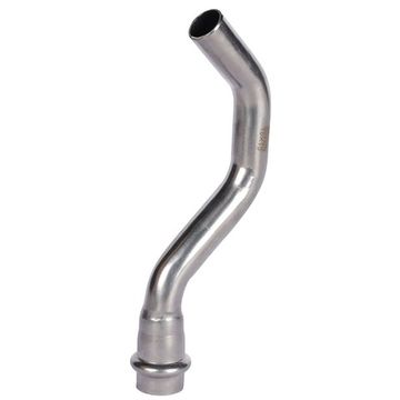 Обвод пресс Rommer 22 мм однораструбный из нержавеющей стали (RSS-1007-000022)