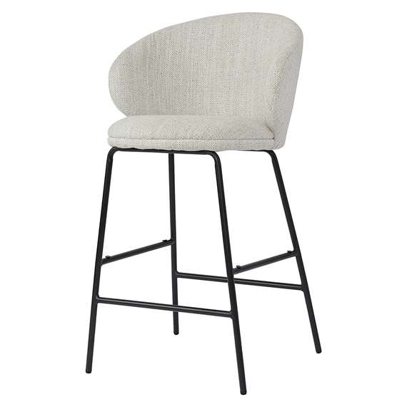 Полубарный стул Comfy, 67 см, молочная рогожка