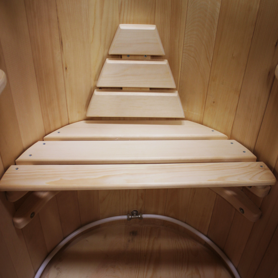 Комплект "КРУГЛЫЙ СТАНДАРТ" (кедровая бочка с парогенератором)