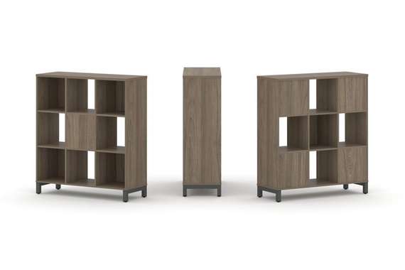 Style Project Набор стеллажа 2-х сторон., 3 яр. SN.NSD-331  1121*400*1248