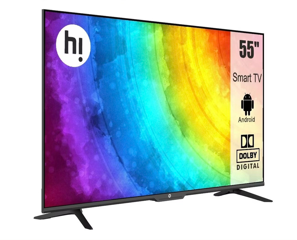Телевизор Hi VHIX-55U239MSA 140см, 4K, LED, Smart TV, OS Android 11