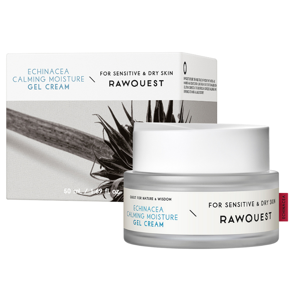 RAWQUEST Увлажняющий крем-гель с экстрактом эхинацеи - ECHINACEA CALMING MOISTURE CREAM,50 мл