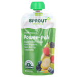 Sprout Organics, Power Pak, для детей от 12 месяцев, суперфуд с органической грушей, ягодой и бананом, 113 г (4,0 унции)