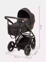 Коляска  AICON Ecco (2 в 1) 01 черный