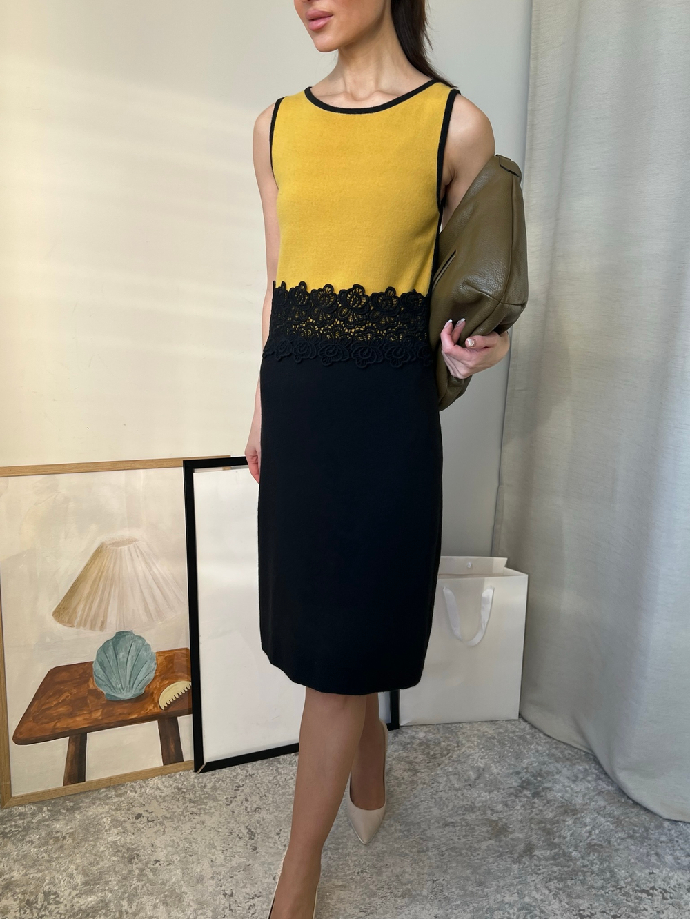 Шерстяное платье Luisa Spagnoli, S