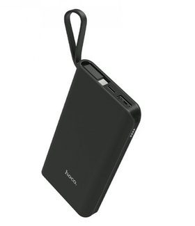 Внешний Аккумулятор (Power Bank) Hoco J25A 10000 mAh (5,0V - 2A, встроенный кабель MicroUSB) Черный