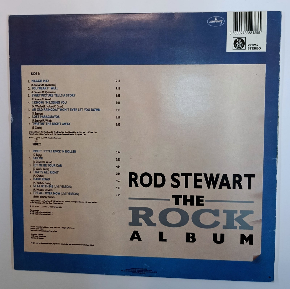 Rod Stewart The Rock Album (Yugoslavia 1990)