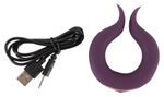 Вибратор для пар Two Motors Couple’s Ring в форме кольца (Цвет: фиолетовый)