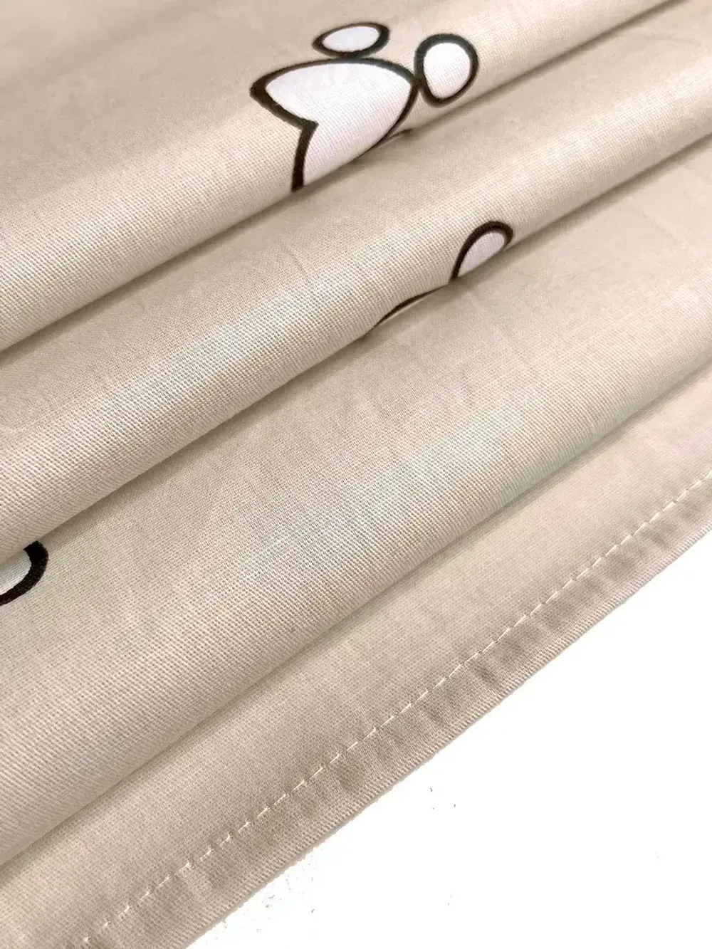 Простынь на резинке "КОТИКИ (компаньон)" 140х200 см Сказка сатин