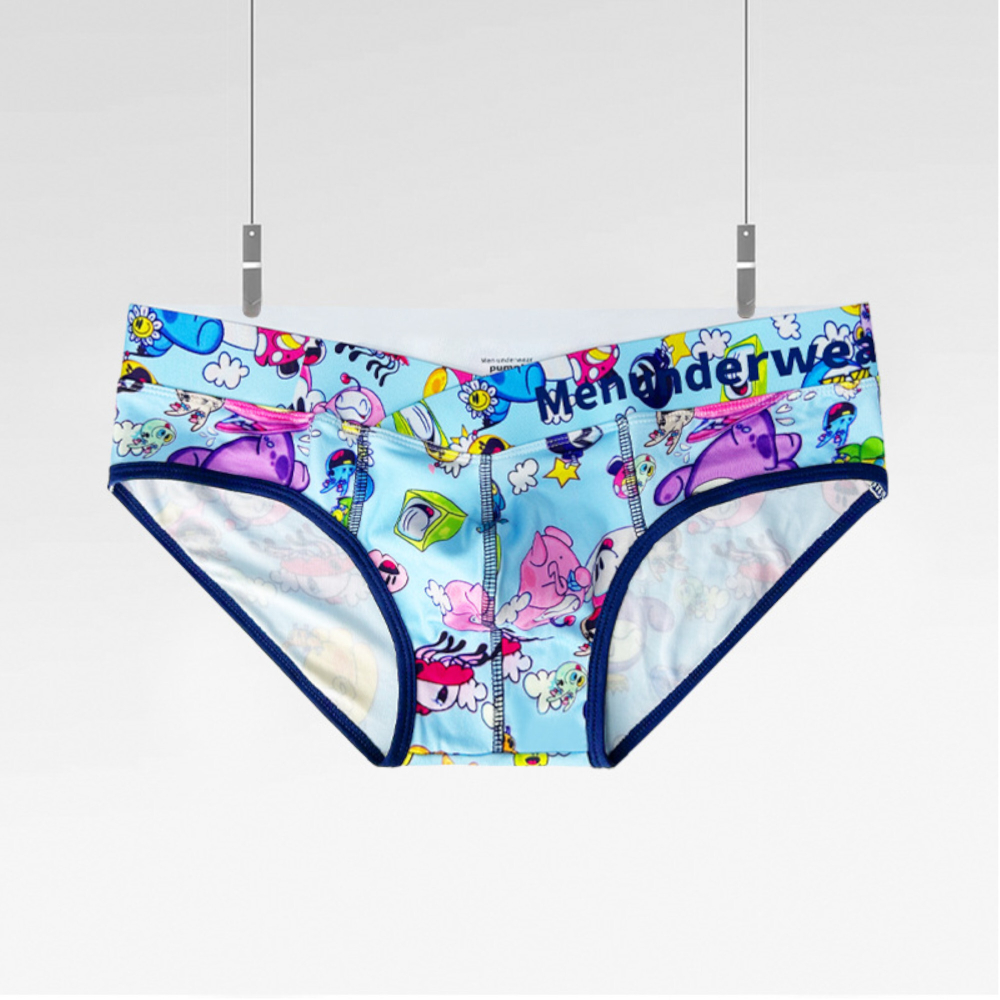 Мужские трусы брифы голубые PUMP! MP295-17