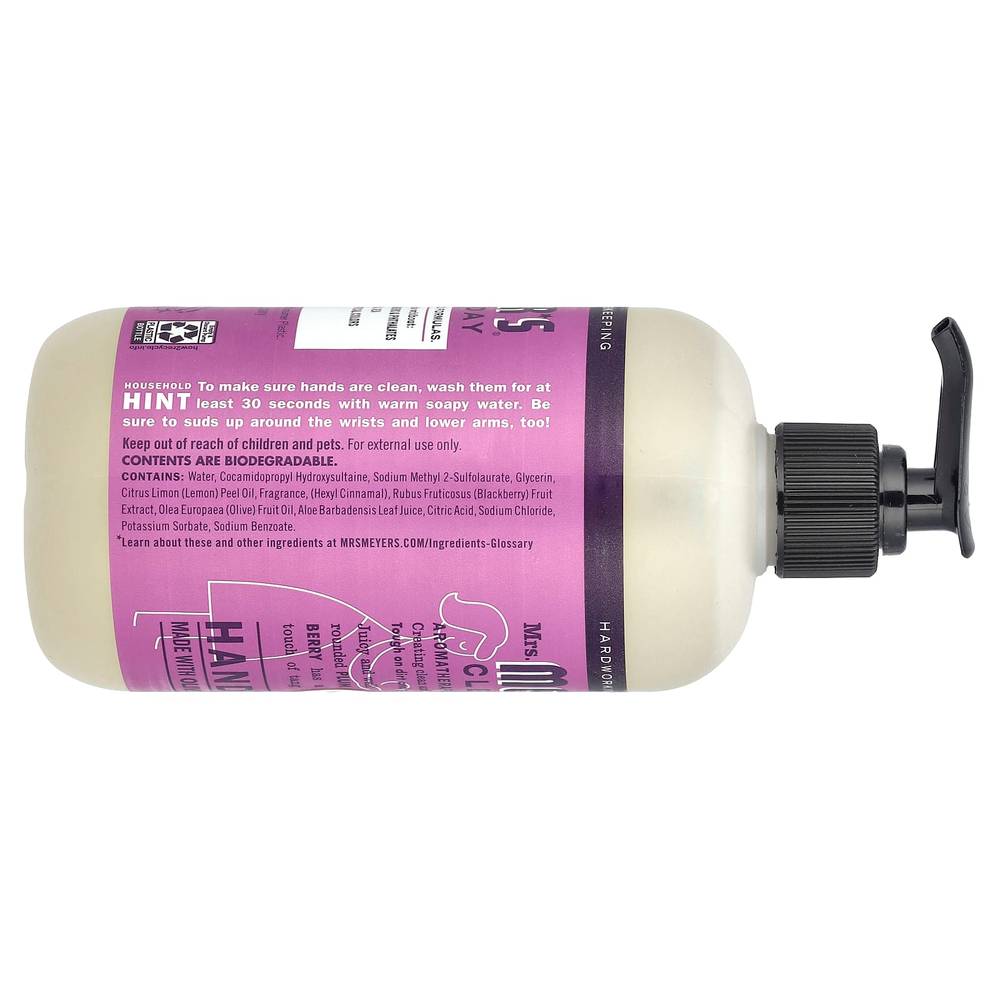 Mrs. Meyers Clean Day, мыло для рук, слива, 370 мл (12,5 жидк. унции)
