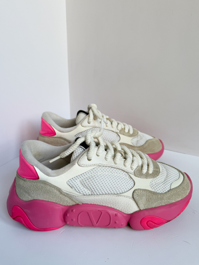 Комбинированные кроссовки Valentino Garavani, 38