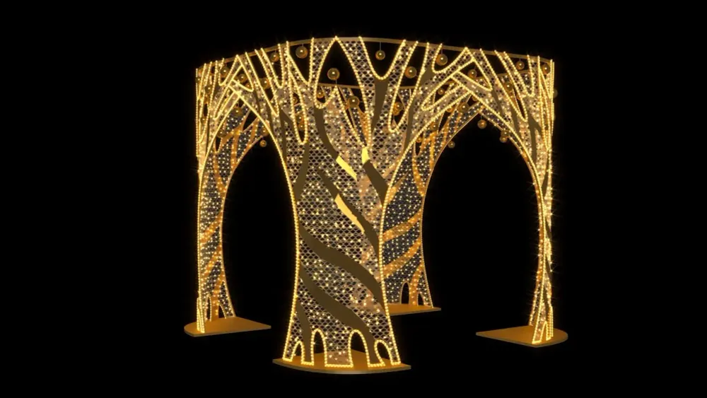 Светодиодная входная группа из деревьев