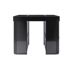 Холодный коридор, шириной 1200мм, высотой 2120, глубиной шкафов 800мм и глубиной коридора 1,7 м, с автоматическими дверями, и задней панелью