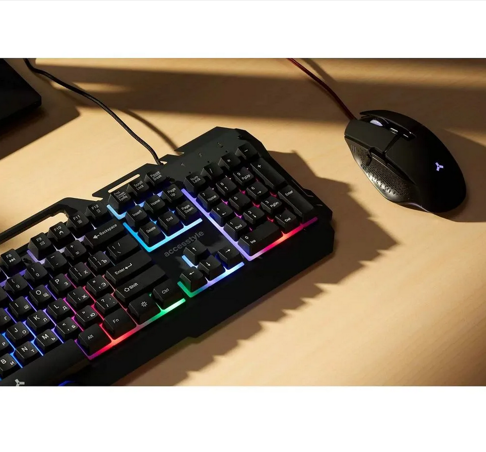 Клавиатура игровая проводная Accesstyle K203M GCL RGB