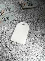 Номерки для ключей 3х5 см