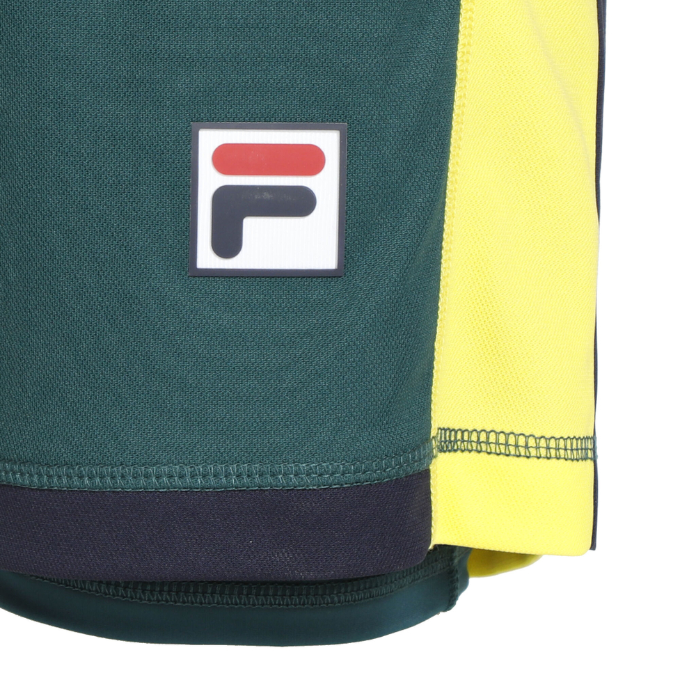 Мужские теннисные шорты Fila Todd Shorts Men - Dark Green, Yellow