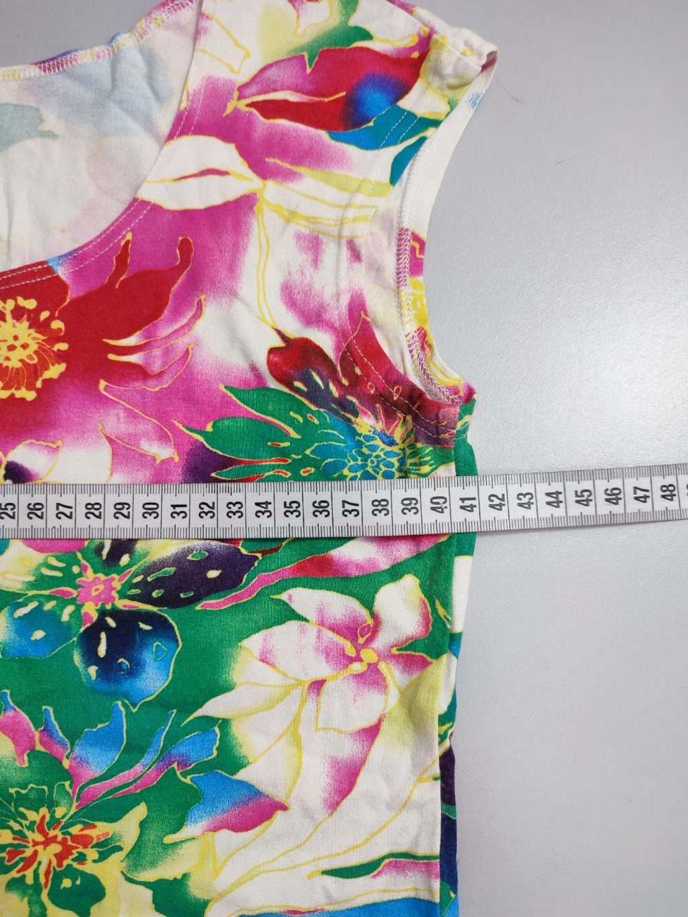 Топ летний с принтом 46-48 размер