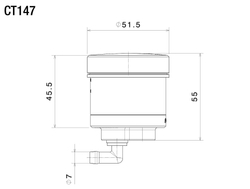 Rizoma Расширительный бачок Pure большой CT147