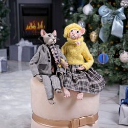 Кукла коллекционная Кошка Мари