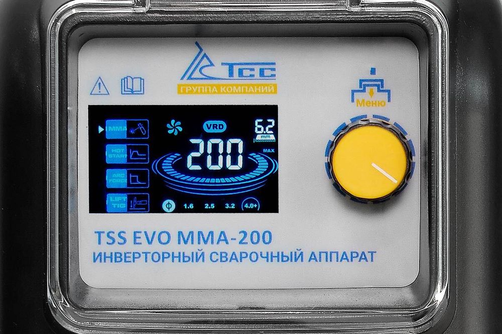Сварочный инвертор ТSS EVO MMA-200 - [220В / 20-200А]