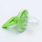 1592991 Пустышка силиконовая анатомическая с колпачком, от 0 - 3мес., цвета МИКС