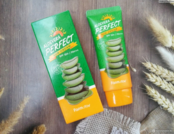 Солнцезащитный крем с алое FarmStay Aloevera Perfect Sun Cream SPF50+ PA+++, 70 мл