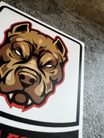 Табличка на дом Осторожно злая собака