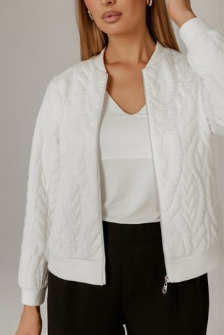 Белый бомбер Тамбовчанка