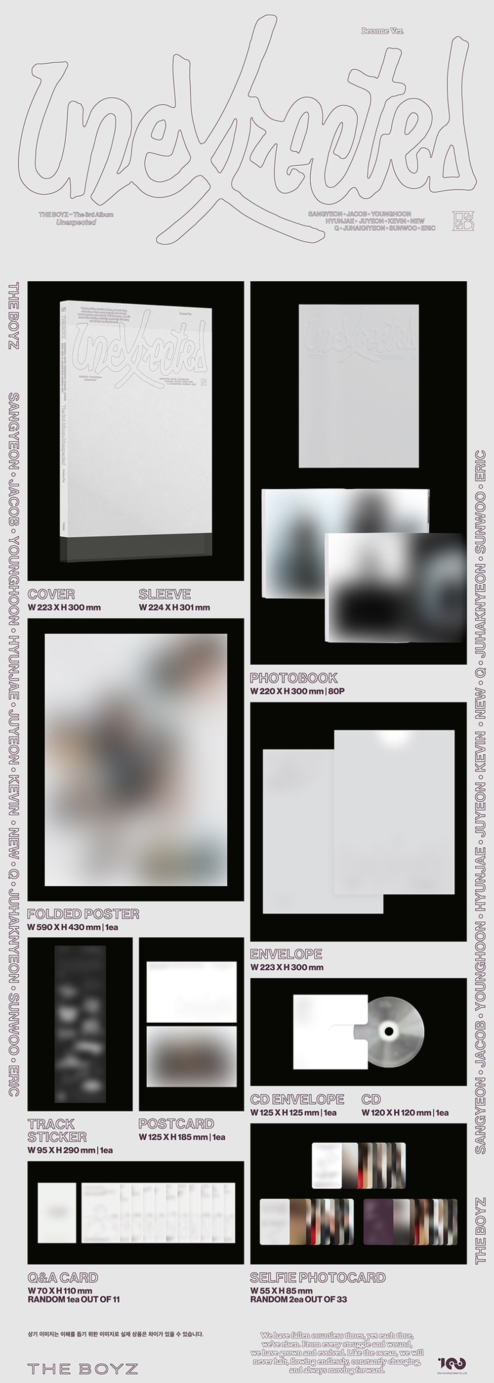 Альбом THE BOYZ - Unexpected (Photobook Ver.)