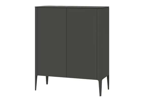 Шкаф Type 2 двери низкий (темно-серый)