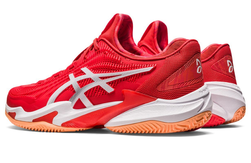 Мужские кроссовки теннисные Asics Court FF 3 Novak Clay - fiery red/white