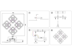 Ambrella Потолочный светодиодный светильник с пультом Ice FA287