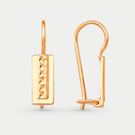 Серьги золотые