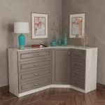 Угловой комод №46