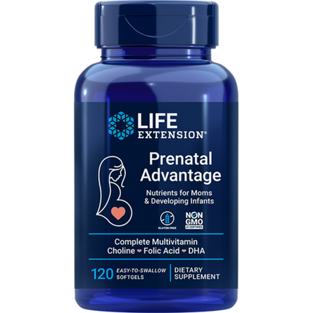 Prenatal Advantage 120 капсул Life Extension