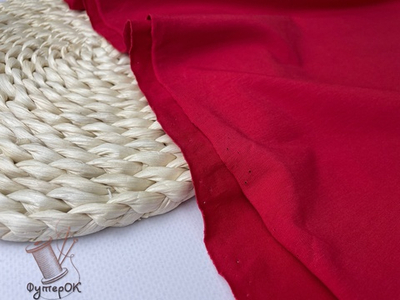 Кулирка с лайкрой КРАСНЫЙ